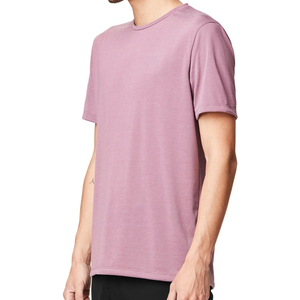 เสื้อยืดออกกำลังกายผู้ชายทรงปกติรุ่นใหม่ล่าสุดปี 2026 ผลิตตามสั่ง คุณภาพสูง ผ้าฝ้าย 100% คอกลม แขนสั้น แห้งเร็ว น้ำหนักเบา - Product Image 1