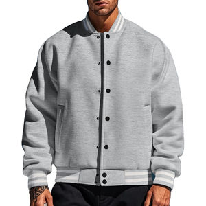 Veste universelle en laine unisexe pour l'hiver, grande taille, style universitaire, imprimé, mode coréenne, coupe-vent, séchage rapide, respirante - Product Image 6