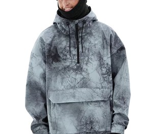 Custom Printing Men's Waterproof Windproof Soft Shell Ski <b>Jackets</b> Snowboard Hooded Ski <b>Jackets</b> Ski Pullover <b>With</b> <b>Fleece</b> <b>Lining</b> - Product Image 4