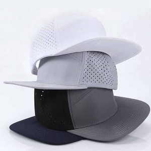 หมวกแก๊ปแบบ Snapback 6 แผง ทรง Unisex ระบายอากาศได้ดี ปรับขนาดได้ สีพื้น เรียบง่าย เหมาะสำหรับฤดูใบไม้ผลิและฤดูร้อน สำหรับผู้ใหญ่ - Product Image 2