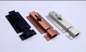 Loquet de porte en aluminium et acier inoxydable de qualité supérieure, à tige conique, pour usage professionnel, quincaillerie de luxe à prix abordable - Product Image 4