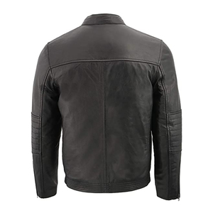 Manteau en cuir PU personnalisé, vêtements streetwear décontractés, aspect cuir, vêtements d'extérieur décontractés, tenue de tous les jours - Product Image 4