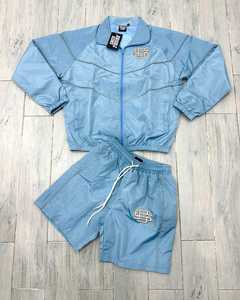<b>Short</b> Set Unique Style Windbreaker <b>Jackets</b> & <b>Shorts</b> for Men's Custom Windbreaker <b>Shorts</b> Tracksuits Sets - Product Image 5
