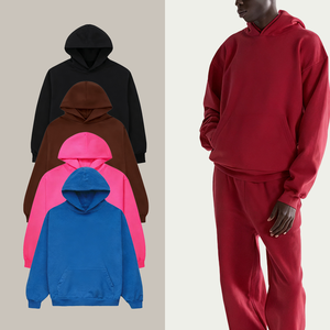 Sudadera con Capucha Masculina Deportiva OEM de Alta Calidad, Personalizada con Estampado Invernal, de Algodón, Talla Grande, 300g, con Hombros Caídos - Product Image 1