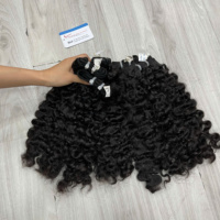 Cheveux Humains Vietnamiens Bouclés Birmanes à la Vapeur, Tissage de Qualité Supérieure, 100% Naturels, Prêts à l'Expédition, Densité Maximale, Doux et Lisses