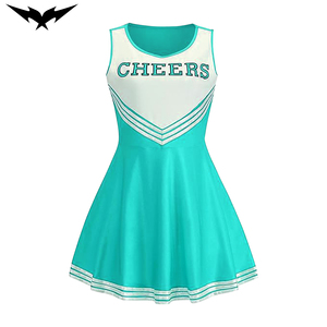 Uniforme de Porristas Premium para Niñas con Logotipo Personalizado, Trajes sin Mangas 100% Poliéster para Prácticas - Product Image 3
