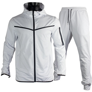 Men's Custom Logo <b>Track</b> <b>Suits</b> Wholesale 2-Piece Hoodie and Jacket Tech Fleece Winter Jogging <b>Suit</b> with Zip for Winter Sports - Product Image 2