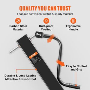 Cavalletto per Rimorchio con Maniglia, Capacità di Carico 12000 libbre, per RV e Rimorchi, Cavalletto di Trasmissione - Product Image 4