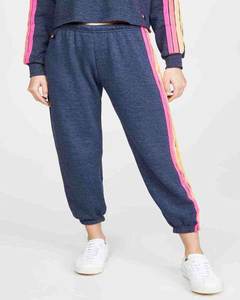 Pantalon de jogging pour femme de haute qualité, couleur unie, en molleton brossé, grande taille, respirant, pour la saison d'automne - Product Image 1
