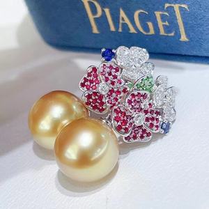 Pendientes de Perlas de Agua Dulce de Lujo Ligero Saturn, Joyería Femenina Versátil y Exclusiva, Venta Directa de Fábrica - Product Image 4