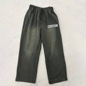 กางเกงวอร์มผู้ชายทรงจ็อกเกอร์ รุ่น Custom Water Sporty น้ำหนัก 400 กรัม ผ้าฟอกสี ทรงโอเวอร์ไซส์ หนานุ่ม สไตล์แบ็กกี้ เหมาะสำหรับออกกำลังกายและฟิตเนส - Product Image 2