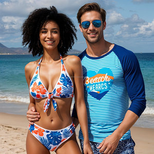 Plage et maillots de bain pour femmes légères et élégantes Bikinis à la mode Maillots de bain une pièce Cover-Ups - Product Image 3