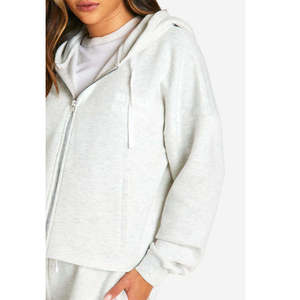 Ensemble sweat à capuche et pantalon en molleton épais 400g pour femme - Product Image 2