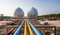 500 2600 10000 M3 Mt Tonnes Hydrocarbures liquides gpl Propylène Gaz Sphère de stockage Réservoir sphérique