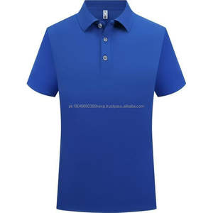 Polo pour homme, coupe athlétique ajustée, logo personnalisé, tissu extensible 4 directions, respirant, polyester et élasthanne, anti-boulochage - Product Image 5