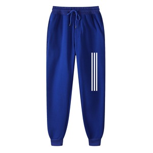 Pantalons de jogging pour hommes, pantalons de survêtement confortables en coton molletonné de haute qualité avec cordon de serrage, pantalons de survêtement personnalisés - Product Image 3