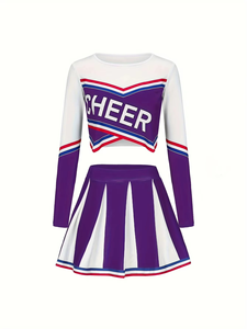 Tenues de cheerleading pour filles Dynamic Fit avec logo personnalisé pour les compétitions scolaires, les événements et les activités d'équipe - Product Image 4