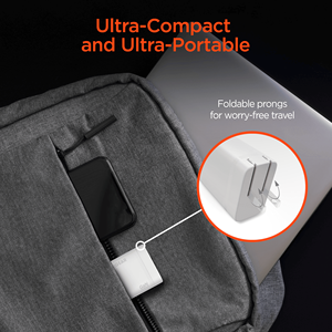 อะแดปเตอร์ชาร์จเร็ว 45W USB-C PD PPS Tri-Port GaN  ประสิทธิภาพสูง ประเภทสินค้า: อะแดปเตอร์และอุปกรณ์ชาร์จ - Product Image 2