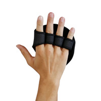 Coussinets de soutien ergonomiques antidérapants pour la paume, conception avec prise en main pour les doigts, protection du poignet, confortables, pour l'entraînement musculaire, en néoprène léger