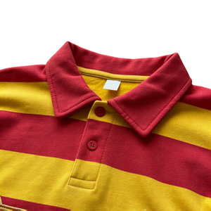 Polo de Algodón Piqué de Estilo Retro, Personalizado, Estilo Urbano Vintage, Bicolor, Unisex, Antipilling, Transpirable - Product Image 2