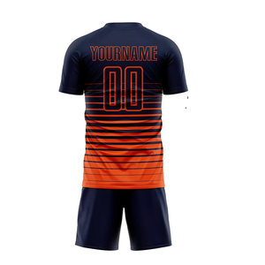 Uniforme de Fútbol Personalizado con Camiseta y Pantalones Cortos, Ropa Deportiva de Secado Rápido para Equipos Masculinos, Femeninos y Juveniles - Product Image 2