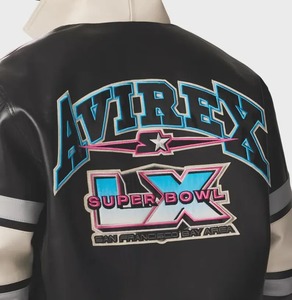 เสื้อแจ็คเก็ต Avirex X Starter Super Bowl LX หนังแกะ สตรีทแวร์ รักษ์โลก กันลม รุ่น Bomber 2026 - Product Image 5