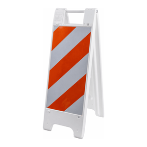 Barrière de sécurité Brady en plastique - Légère, réutilisable, haute visibilité, pour chantiers - Product Image 3