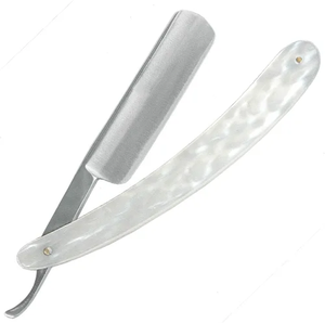 High Quality Custom Single Blade Stainless Steel Barber Razors with Wood Handle - Product Image 4