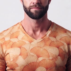 Camiseta de verano de rendimiento avanzado para hombre, tela de primera calidad, tacto suave, transpirable, estilo urbano. - Product Image 4