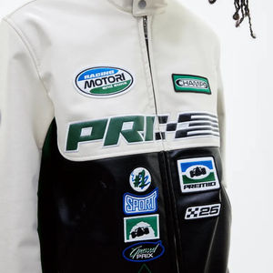 High Quality PU Leather <b>Jacket</b> For European And American Men And Teenagers Winter Long Stand Collar <b>Punk</b> <b>Jacket</b> - Product Image 4