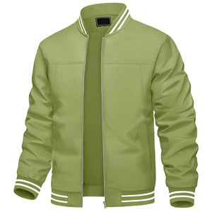 Chaqueta Bomber Negra para Hombre de Alta Calidad, Chaquetas Bomber Personalizables, Más Vendidas - Product Image 1