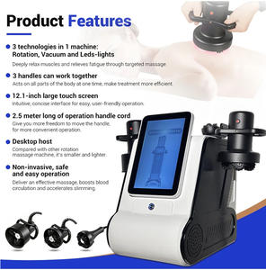 Dispositivo de Masaje Facial Reafirmante al Vacío Estilo Taiwanés 3 en 1 con Vibración y Rodillos, Alivia la Fatiga y Desbloquea los Meridianos - Product Image 2