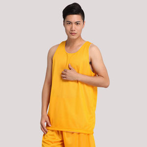 Débardeur de sport pour homme en maille tricotée personnalisé, sans manches, séchage rapide, respirant, pour la course, l'entraînement et le fitness - Product Image 5