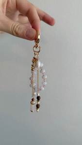 Premium Embroidery Beaded Keychain Handmade Decorative <b>Key</b> <b>Ring</b> for <b>Bags</b> - Product Image 4