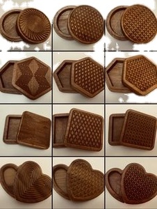 แผ่นรองแก้ว MDF ทรงสี่เหลี่ยมพิมพ์ซับลิเมชัน3.75เป็นมิตรต่อสิ่งแวดล้อมทันสมัย - Product Image 4