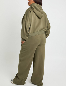 Conjunto Deportivo de 2 Piezas para Entrenamiento de Fútbol 2026, 100% Poliéster, Transpirable, de Secado Rápido, Chaqueta con Cierre y Hombros Caídos, Traje Deportivo para Correr - Product Image 4