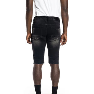 Vêtements pour hommes, shorts en denim décontractés de haute qualité, design tendance / Service OEM, shorts en denim droits et amples, style streetwear pour hommes - Product Image 2
