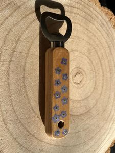 Factory Custom logo Stainless Steel Wall Natural Wooden Magnet Custom Bottle <b>Opener</b> - Product Image 2