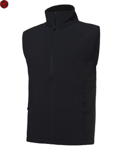 Gilet softshell pour homme, col montant, fermeture éclair, sans manches, avec poches zippées, pour activités de plein air - Product Image 4