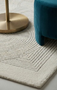 Alfombra Moderna de Lana con Diseño Floral para Comedor, Hecha a Mano, Antideslizante, Lavable y Personalizable para Uso Doméstico - Product Image 2