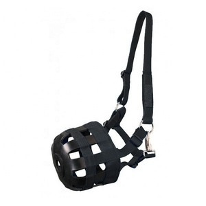 Muserolle de pâturage de luxe en nylon bleu, noir, beige pour chevaux - Produits équestres - Fabricant de museroles et articles de sellerie - Product Image 2