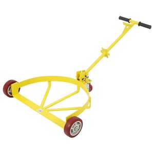 Carrello per Fusti da 55 Galloni con Capacità di 1200 lb, Carrello a Basso Profilo in Acciaio per Trasporto Fusti d'Olio - Product Image 2