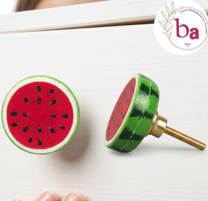 Pomo de Cerámica Moderno para Muebles, Diseño Tropical Novedoso, para Cocina, Baño, Dormitorio, Sala de Estar, Tirador de Cajón, Fácil de Instalar - Product Image 5