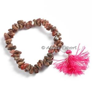 Pulseras de piedras preciosas curativas de ágata natural de cristal Comprar pulseras de piedra de chips de labradorita de cristal curativo - Product Image 6