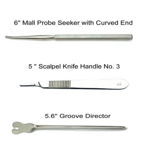 Juego de Herramientas Manuales de Acero Inoxidable para Autopsias y Exámenes Post-mortales para Uso Profesional en Exámenes Quirúrgicos Forenses - Product Image 5