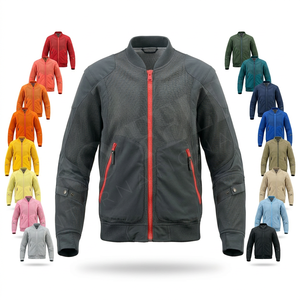 แจ็คเก็ตมอเตอร์ไซค์ดีไซน์ใหม่ล่าสุดปี 2026 ผ้าตาข่าย ซิปปิด ปรับสายรัดได้ ระบายอากาศดี และมีสไตล์ - Product Image 1