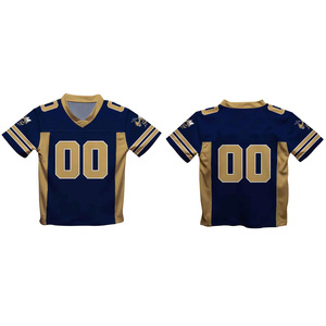 Maillot de football américain personnalisé pour jeunes, col en V, manches courtes, évacuation de l'humidité, numéros d'équipe, impression par sublimation pour garçons - Product Image 3