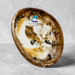Bandeja de Comida Grande de Resina de Grado Alimenticio, Hecha a Mano, Ecológica, Libre de BPA, Acabado Pulido, Diseño en Espiral, Calidad Premium - Product Image 5