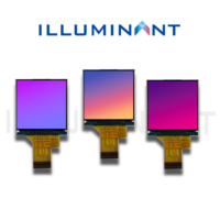 شاشة عرض مربعة TN TFT-LCD مقاس 1.54 بوصة بدقة 240×240 وسطوع 300 شمعة/م2 مع وحدة COG FPC مخصصة و2 مصباح LED أبيض وشريحة تحكم ST7789V2