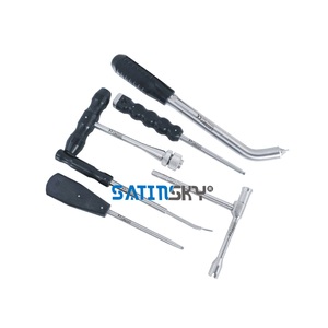 Kit d'instruments chirurgicaux orthopédiques pour la hanche, le genou, la colonne vertébrale, le tibia et le fémur, 7 pièces, manuel, certifié CE, haute qualité - Product Image 1